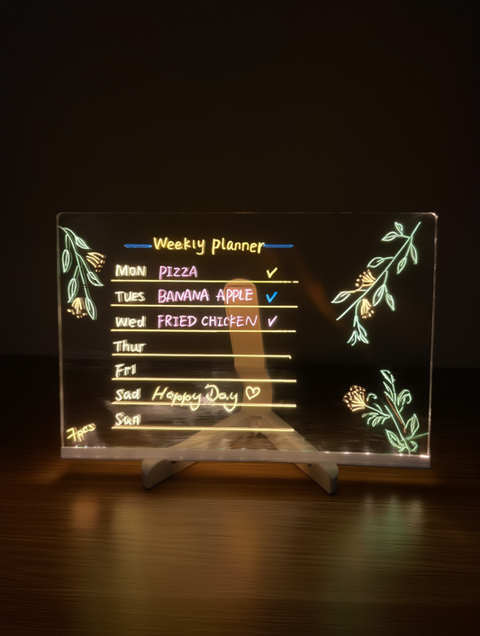 Velaris Glow – LED Aesthetic Whiteboard